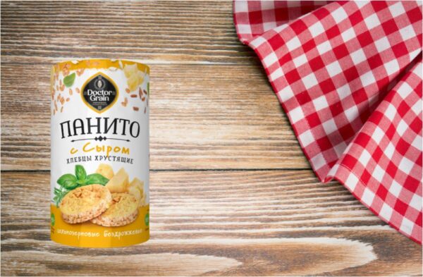 Хлебцы Dr. Grain Хрустящие «Панито» с сыром 90 гр.