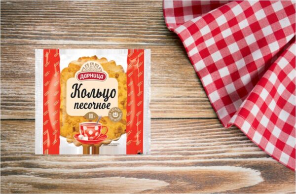 Дарница Пирожное "Кольцо песочное" 80 гр.