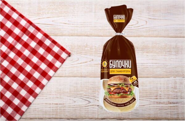 Каравай Булочка для гамбургера (60 гр. * 4 шт.) 240 гр.