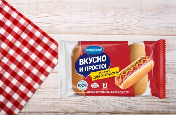 БКК Булочки для хот-дога (Вкусно и просто) 180 гр. (3 шт. * 60 гр.)
